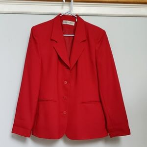 Blazer size 14 bright cranberry